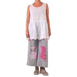 NEW TULIP CLOTHING moana tank top in white